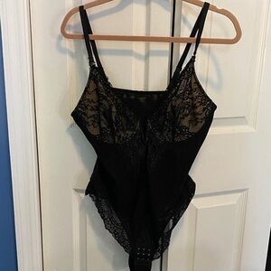 Popilush Black Lace Bodysuit